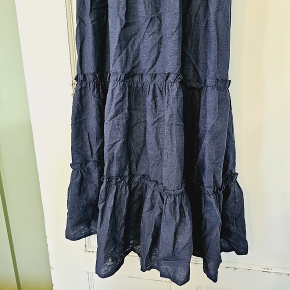 Teired smocked summer dress sz M - Picture 3 of 8